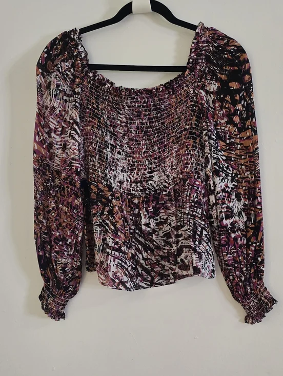 Suncoo Smock Off Shoulder Top - Picture 3 of 9